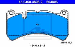 ATE set placute frana, frana disc ATE 13.0460-4806.2 (13.0460-4806.2)