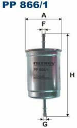 FILTRON filtru combustibil FILTRON PP 866/1 (PP 866/1) - automobilus