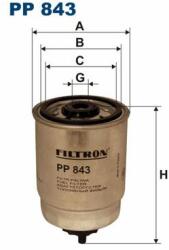 FILTRON filtru combustibil FILTRON PP 843 (PP 843) - automobilus