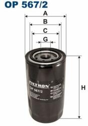 FILTRON Filtru ulei FILTRON OP 567/2 (OP 567/2) - automobilus