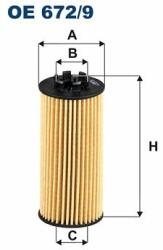 FILTRON Filtru ulei FILTRON OE 672/9 (OE 672/9) - automobilus
