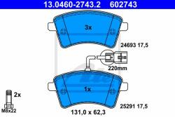 ATE set placute frana, frana disc ATE 13.0460-2743.2 (13.0460-2743.2)