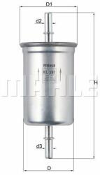 MAHLE filtru combustibil MAHLE KL 591 (KL 591) - automobilus