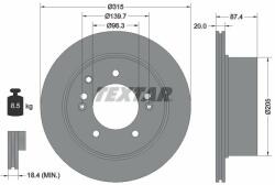 TEXTAR Disc frana TEXTAR 92147400 (92147400)