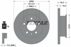 TEXTAR Disc frana TEXTAR 92055900 - automobilus