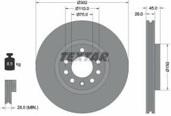 TEXTAR Disc frana TEXTAR PRO 92118303 (92118303)