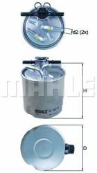 MAHLE filtru combustibil MAHLE KL 440/40 (KL 440/40) - automobilus