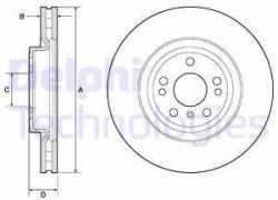 DELPHI Disc frana DELPHI BG9148C (BG9148C) - automobilus