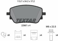 TEXTAR set placute frana, frana disc TEXTAR Q+ 2298701 (2298701)
