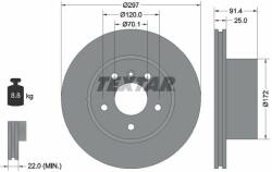 TEXTAR Disc frana TEXTAR 92129700 (92129700) - automobilus
