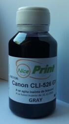 Canon Cerneala gri pt cartuse CANON CLI-526 GRI CLI526-GY gray refilabile si sisteme ciss 100 ml