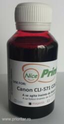 Canon Cerneala ROSIE pentru cartuse CANON CLI-571 MAGENTA refilabile CLI571 - 100 ml
