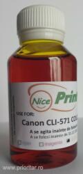 Canon Cerneala GALBENA pentru cartuse CANON CLI-571 YELLOW refilabile CLI571 - 100 ml