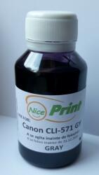 Canon Cerneala gri pt cartuse CANON CLI-571 GRI CLI571-GY gray refilabile si sisteme ciss 100 ml