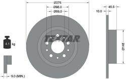 TEXTAR Disc frana TEXTAR PRO 92114703 (92114703)