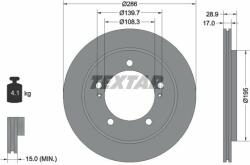 TEXTAR Disc frana TEXTAR 92136800 (92136800) - automobilus