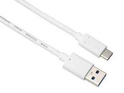 Cablu USB 3.1 Gen2-A la USB type C 3A T-T 3m Alb, ku31ck3w (KU31CK3W)