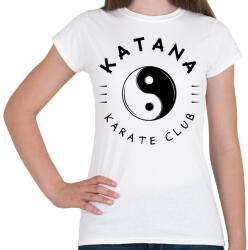 printfashion Katana karate club - Női póló - Fehér (5007778)