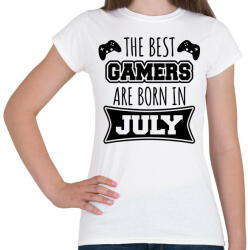 printfashion Júliusi gamer - Női póló - Fehér (5052802)