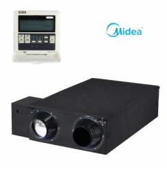 MIDEA HRV-D1000(B) hővisszanyerős szellőztető DC Inverter + szabályzó (HRV-D1000B) - szellozoshop