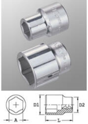 Genius Tools 625260 3/4"-os 6 lapú dugókulcs fej, 60 mm (625260)