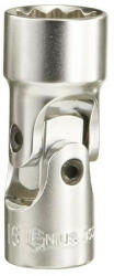 Genius Tools 355617 3/8"-os 12 lapú csuklós dugókulcs, 17 mm (355617)
