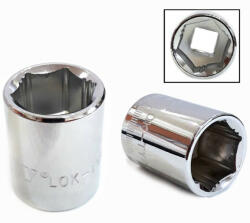 Welzh Werkzeug 1233-8-WW 3/8"-os 6 lapú Lok-Typ dugókulcs fej, alacsony, 15 mm (1233-8-WW)