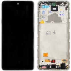 Samsung GH82-25460D Gyári Samsung Galaxy A72 OLED kijelző érintővel fehér kerettel előlap (GH82-25460D)