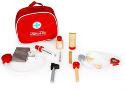 Eco Toys Gyerek fa orvosos készlet - orvosi bőrönd 9 db (4501)