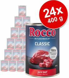 Rocco 24x400g Rocco Classic nedves kutyatáp- Marha & vad