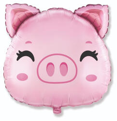 Flexmetal Fólia lufi, Piggy (Malac) fej, 24", csomagolatlan