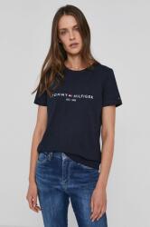 Tommy Hilfiger pamut póló sötétkék - sötétkék XS - answear - 13 990 Ft
