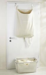 WENKO Plasa de bumbac pentru spălarea hainelor, geantă cangur de agățat pe ușă - 65 l, WENKO (62107100)