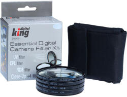 Digital King Set filtre UV CPL ND8 Macro 46mm (DKSF46MM)