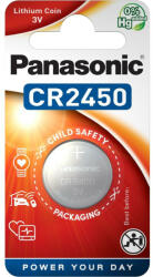 Panasonic CR2450 3V lítium gombelem, 1 db/bliszter (CR2450L-1BP-PAN)