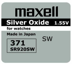 Maxell SR920SW 1.55V ezüst-oxid gombelem (SR920SW)