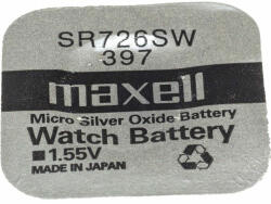 Maxell SR726SW 1.55V ezüst-oxid gombelem (SR726SW)