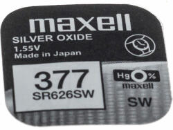 Maxell SR626SW 1.55V ezüst-oxid gombelem (SR626SW)