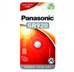 Panasonic SR-920 1.55V ezüst-oxid óraelem, 1 db/bliszter (SR920-1BP)