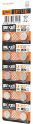 Maxell LR1130L 1.5V alkáli gombelem, 10 db/bliszter (LR1130L-10BP-MAX)