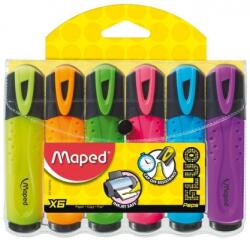 Maped Textmarker Fluo Peps, 6 culori/set, Maped 742557