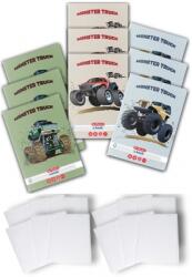 Herlitz Pachet 10 caiete + coperti A5, 48 file, patratele, Monster Truck Herlitz PCKHZ9487510COP