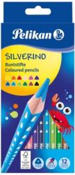 Pelikan Creioane colorate Silverino, 3 mm, 12 culori/set Pelikan 700634 (700634)
