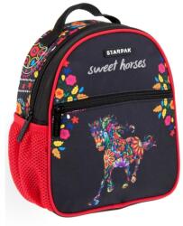 Starpak Lovas mini hátizsák - Sweet horses, virágos