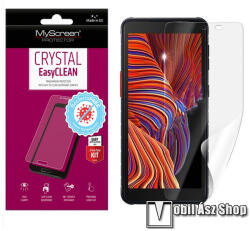 MyScreen CRYSTAL BacteriaFREE képernyővédő fólia - CRYSTAL - 1db, törlőkendővel, antibakteriális, A képernyő sík részét védi! - SAMSUNG Galaxy Xcover 5 (SM-G525F) (M5581CCBF)