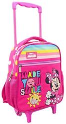 Luna Minnie egér rózsaszín gurulós ovis hátizsák 27x10x31cm (000562668)