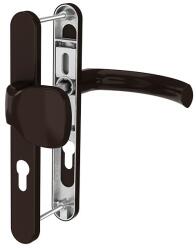 Medos Maner usa termopan, Jowisz, exterior, 85 x 32 mm, buton fix, cu arc, material aluminiu, culoare maro RAL8077