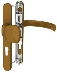 Medos Maner usa termopan, Jowisz, exterior, 85 x 32 mm, buton fix, cu arc, material aluminiu, culoare bronz