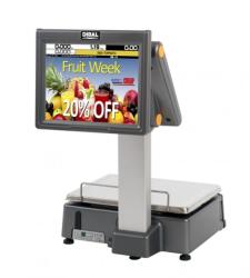 Dibal Cantar cu etichetare Dibal D-955 dublu corp 12 + 12 (Capacitate cantarire - 15 Kg)