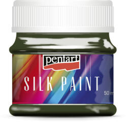 Pentart Selyemfesték 50 ml Olajzöld